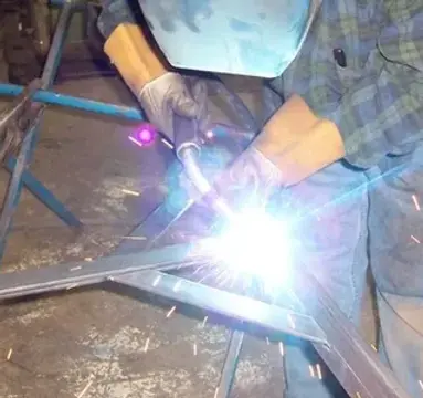 Welding in the shop